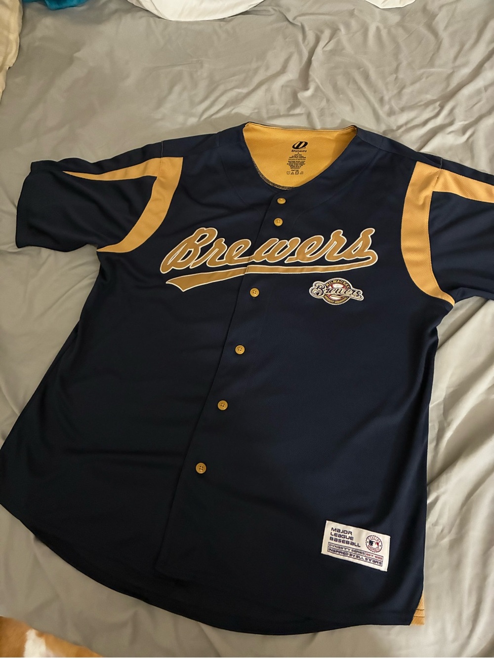 Brewers Vintage Baseball Dynasty Large Button Down Shirt
